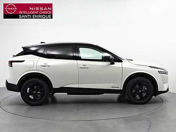 Nissan Qashqai 1.5 HEV E-POWER 190CV BLACK EDITION AUT 5P Lunar White + Midnight Black Metalizado