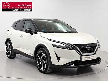 Nissan Qashqai 1.5 HEV E-POWER 190CV TEKNA+ AUTO 5P(BITONO) Lunar White + Midnight Black Metalizado