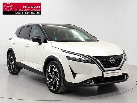 Nissan Qashqai 1.5 HEV E-POWER 190CV TEKNA+ AUTO 5P(BITONO) Lunar White + Midnight Black Metalizado